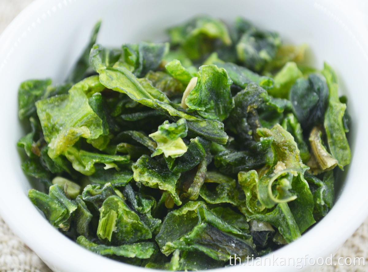 ถั่วเขียวแช่แข็งและแห้ง frozen and dried green beans